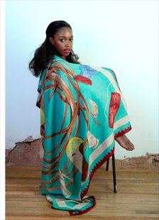 Charlotte Linton's scarf collection